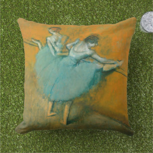 Edgar Degas Dancers at the Barre Print: Ballet Art Cushion