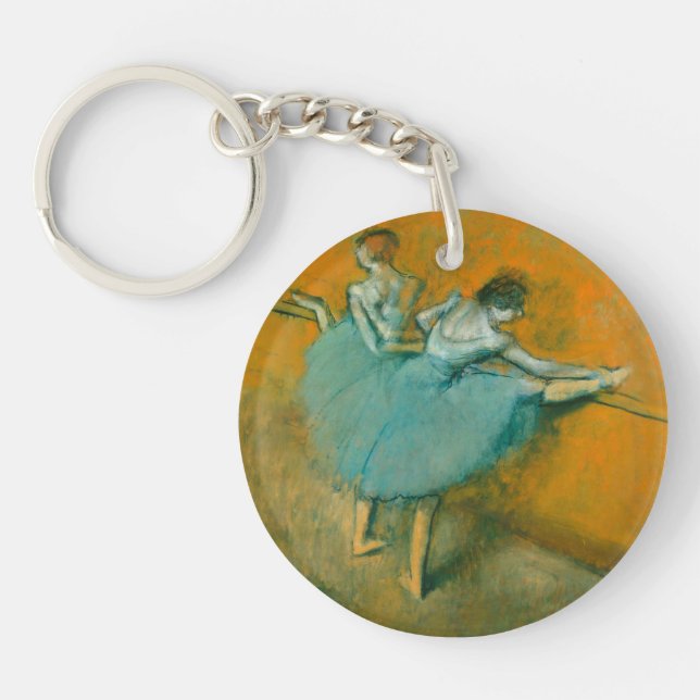 Edgar Degas Dancers at the Barre Print: Ballet Art Key Ring (Front)