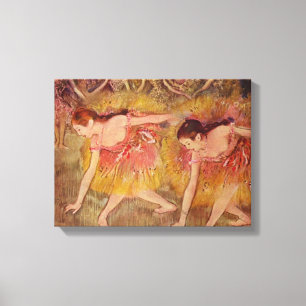Edgar Degas Dancers Bending Down  Canvas Print