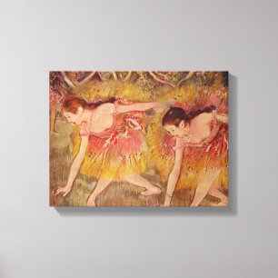 Edgar Degas Dancers Bending Down  Canvas Print