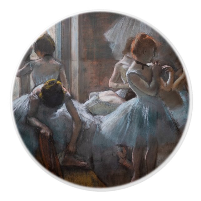 Edgar Degas - Dancers Ceramic Knob (Front)