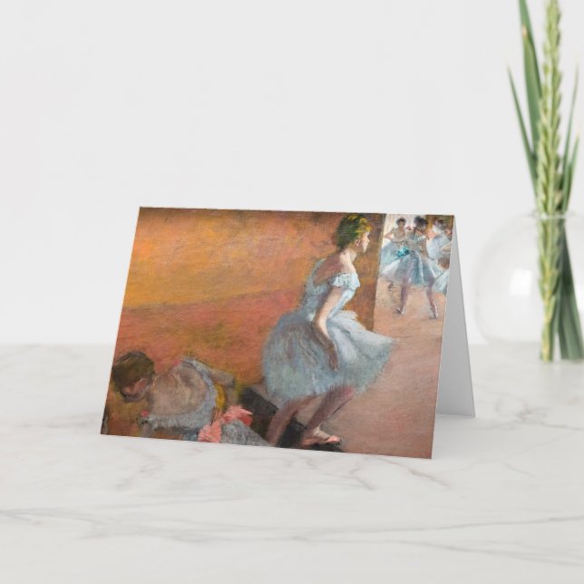 Edgar Degas - Dancers Climbing a Staircase Card (Front)