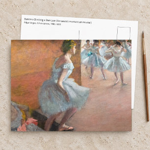 Edgar Degas - Dancers Climbing a Staircase Postcard