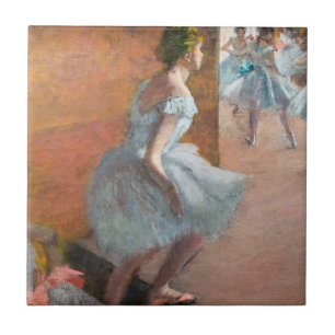 Edgar Degas - Dancers Climbing a Staircase Tile