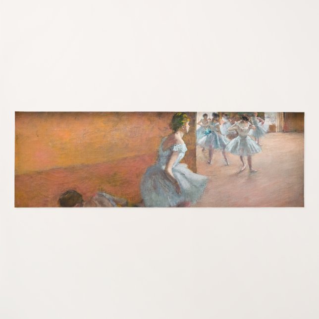 Edgar Degas - Dancers Climbing a Staircase Yoga Mat (Front (Horizontal))