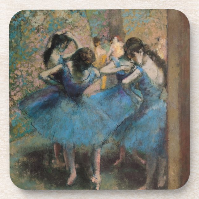 Edgar Degas | Dancers in blue, 1890 Coaster (Front)