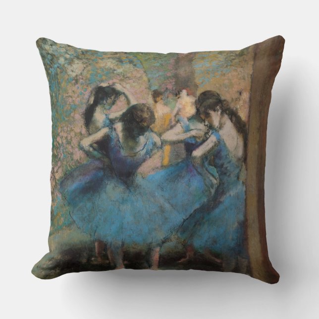 Edgar Degas | Dancers in blue, 1890 Cushion (Front)