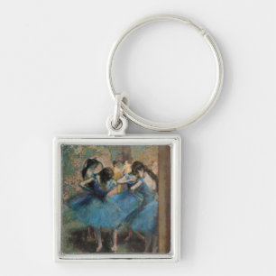 Edgar Degas Dancers in blue, 1890 Key Ring