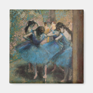 Edgar Degas Dancers in blue, 1890 Magnet