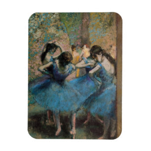 Edgar Degas Dancers in blue, 1890 Magnet