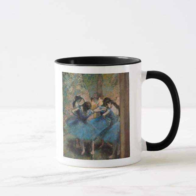 Edgar Degas | Dancers in blue, 1890 Mug (Right)