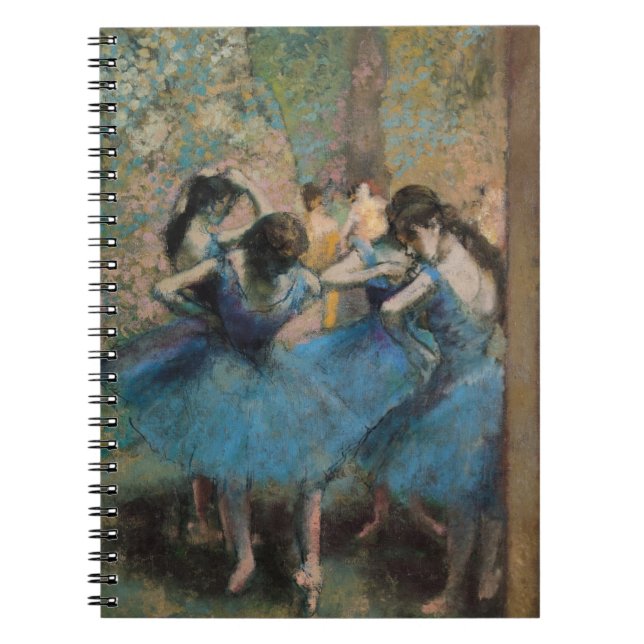 Edgar Degas | Dancers in blue, 1890 Notebook (Front)