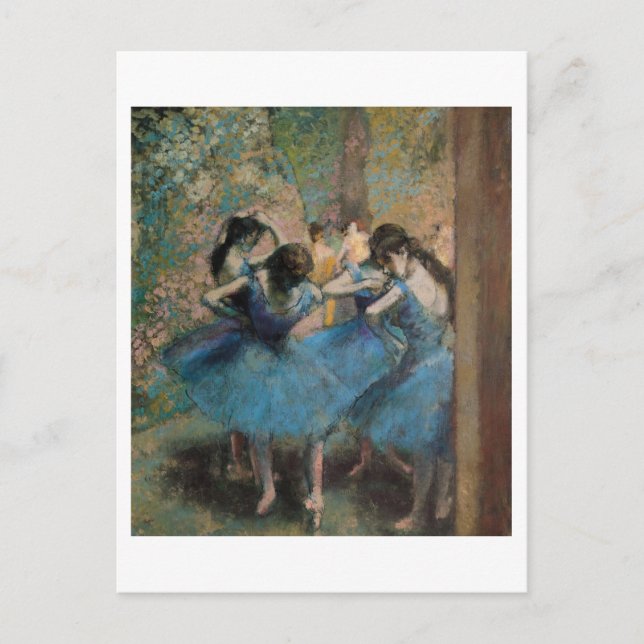 Edgar Degas | Dancers in blue, 1890 Postcard (Front)