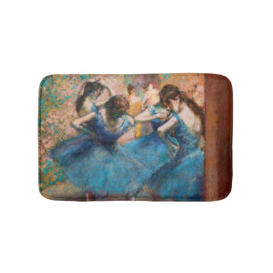 Edgar Degas - Dancers in blue Bath Mat