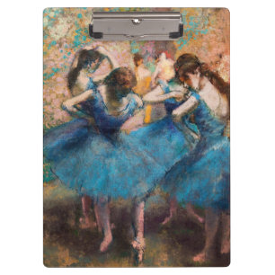 Edgar Degas - Dancers in blue Clipboard