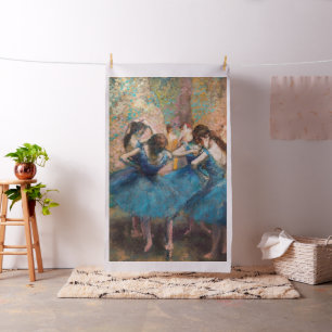 Edgar Degas - Dancers in blue Fabric