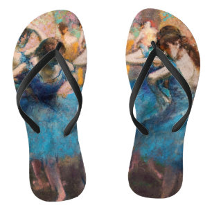 Edgar Degas - Dancers in blue Jandals