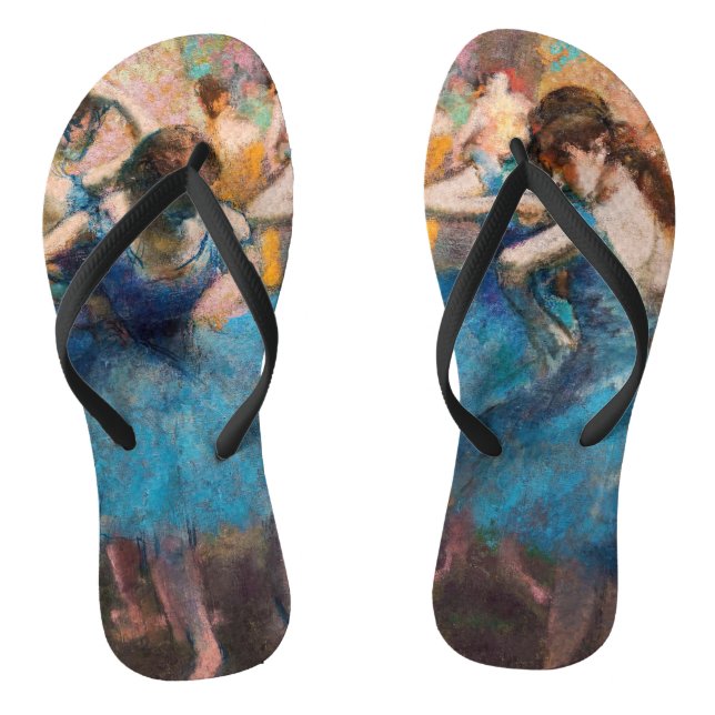 Edgar Degas - Dancers in blue Jandals (Footbed)