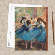Edgar Degas - Dancers in blue