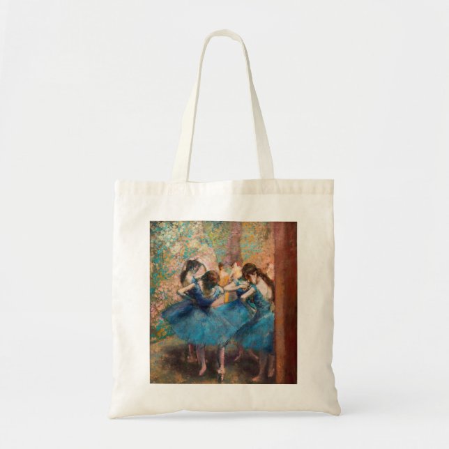 Edgar Degas - Dancers in blue Tote Bag (Front)