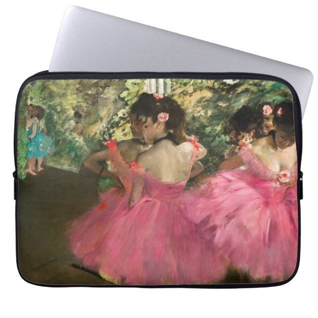 Edgar Degas - Dancers in pink Laptop Sleeve (Front)