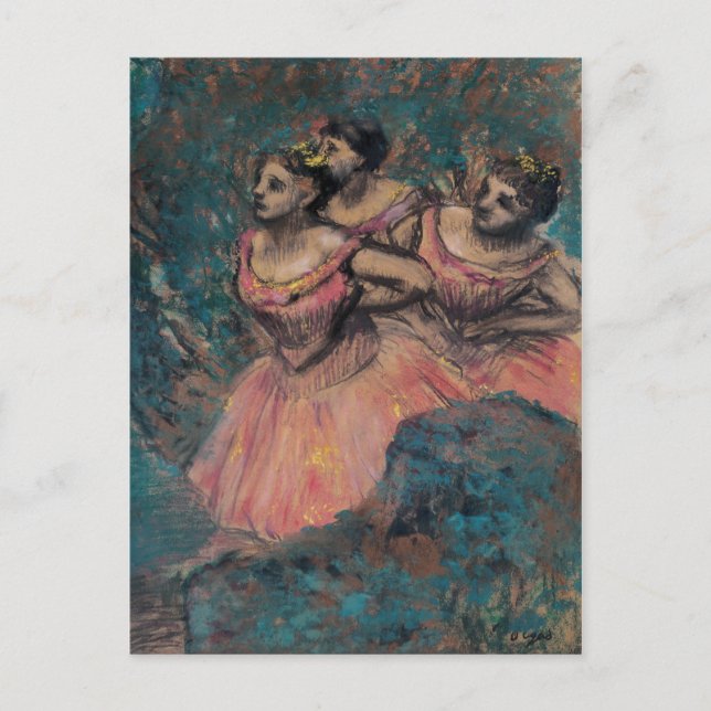 Edgar Degas | Dancers in Red Costumes Postcard (Front)
