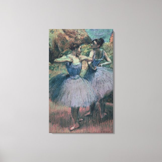 Edgar Degas | Dancers in Violet Canvas Print (Front)