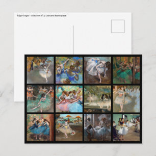 Edgar Degas - Dancers Masterpiece Selection Postcard