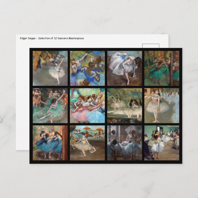Edgar Degas - Dancers Masterpiece Selection Postcard (Front/Back)