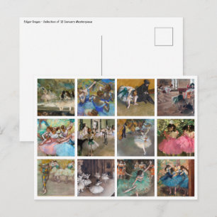 Edgar Degas - Dancers Masterpiece Selection Postcard