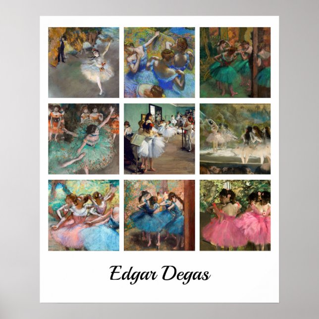 Edgar Degas - Dancers Masterpiece Selection Poster (Front)