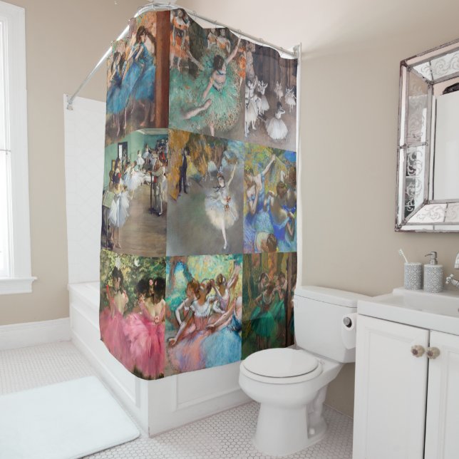 Edgar Degas - Dancers Masterpiece Selection Shower Curtain (In Situ)