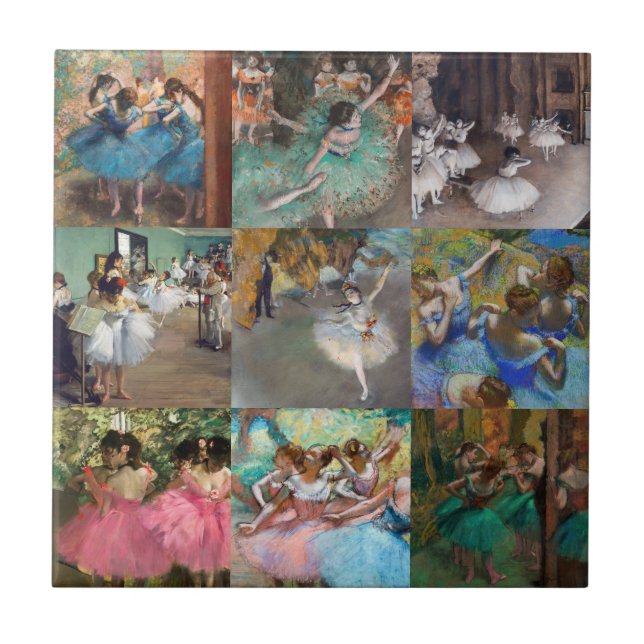 Edgar Degas - Dancers Masterpiece Selection Tile (Front)