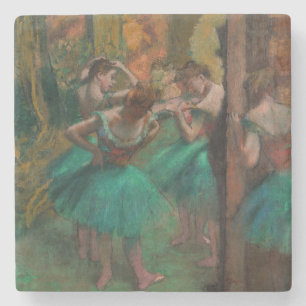 Edgar Degas - Dancers, Pink and Green Stone Coaster