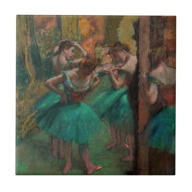 Edgar Degas - Dancers, Pink and Green Tile (Front)