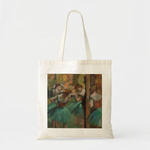 Edgar Degas Dancers Pink and Green Tote Bag
