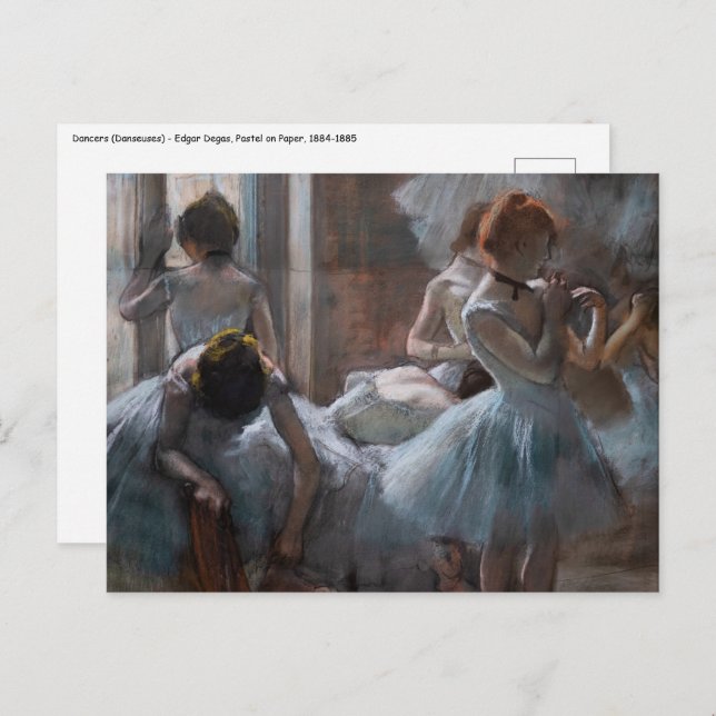 Edgar Degas - Dancers Postcard (Front/Back)