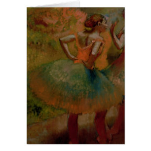Edgar Degas Dancers Wearing Green Skirts