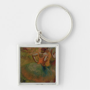 Edgar Degas Dancers Wearing Green Skirts Key Ring