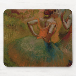 Edgar Degas Dancers Wearing Green Skirts Mouse Pad
