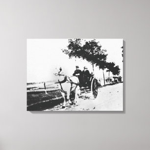 Edgar Degas Edgar Degas and a friend Canvas Print