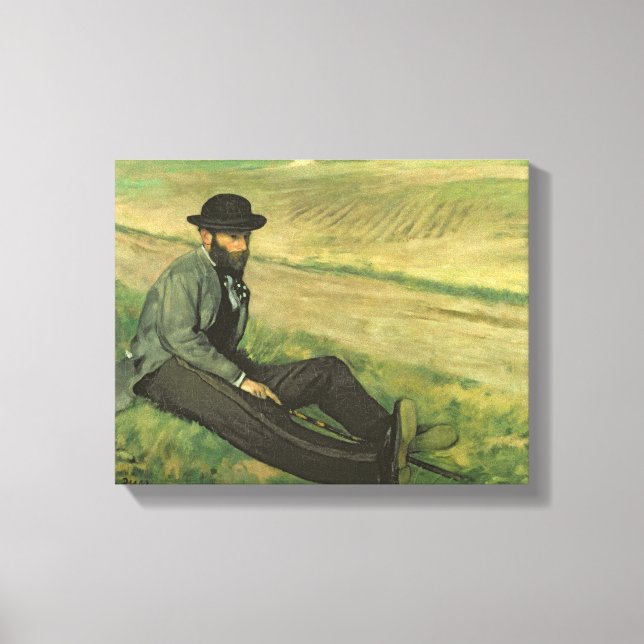 Edgar Degas | Eugene Manet Canvas Print (Front)