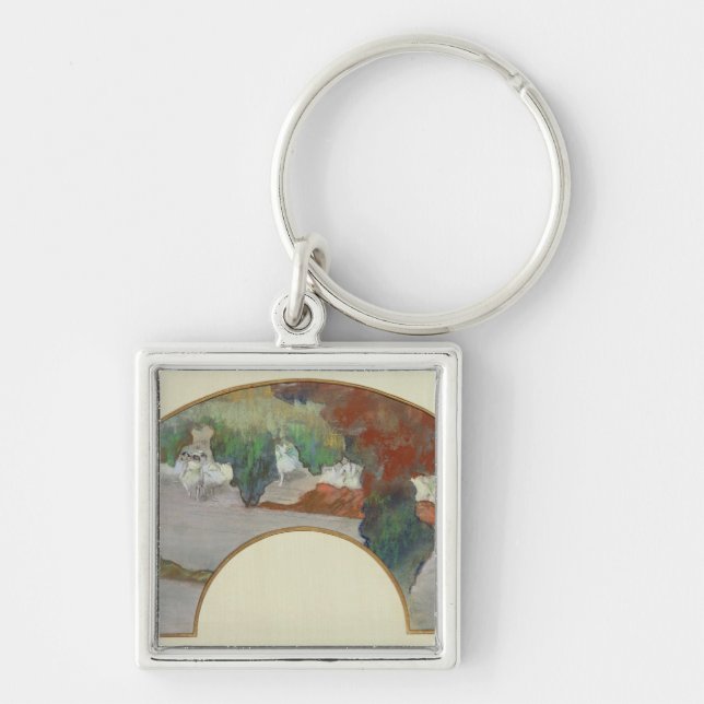 Edgar Degas | Fan, c.1879  Key Ring (Front)
