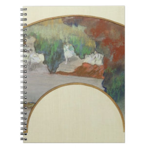 Edgar Degas Fan, c.1879 Spiral Notebook