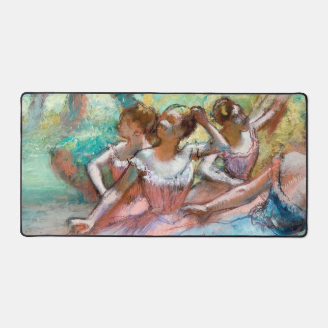 Edgar Degas - Four Ballerinas on Stage Desk Mat (Front)