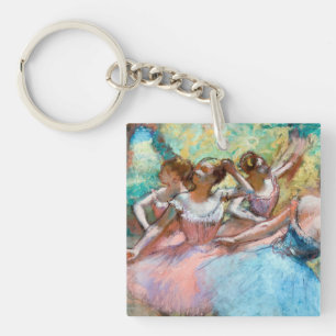 Edgar Degas - Four Ballerinas on Stage Key Ring