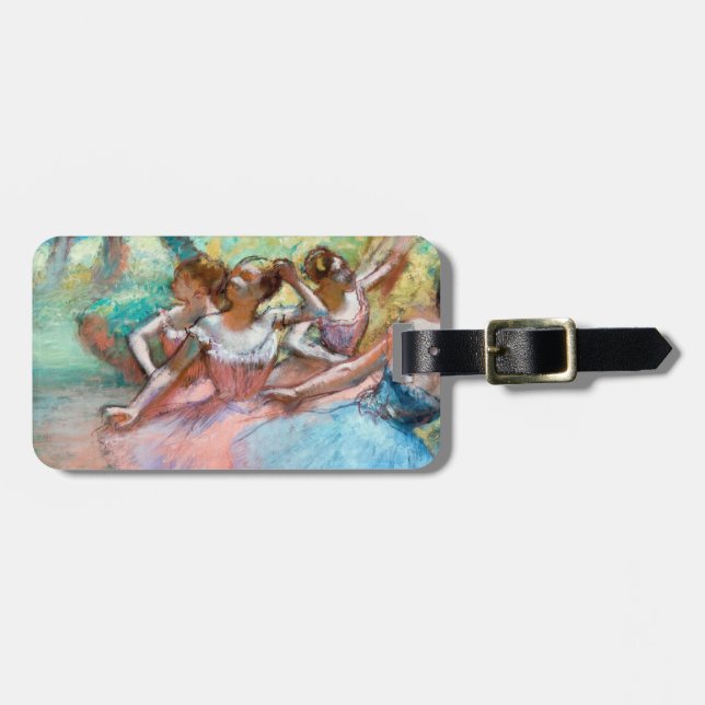 Edgar Degas - Four Ballerinas on Stage Luggage Tag (Front Horizontal)