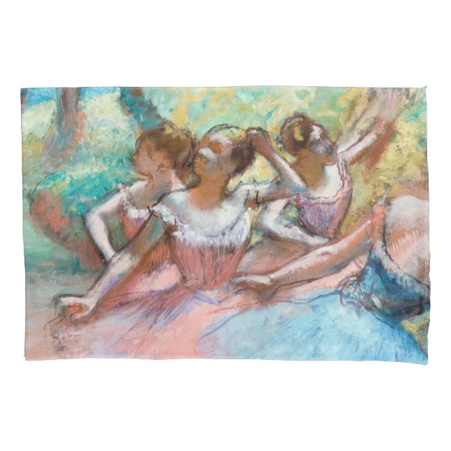 Edgar Degas - Four Ballerinas on Stage Pillowcase (Front)