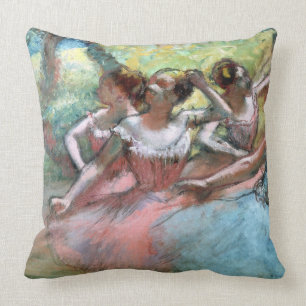 Edgar Degas   Four ballerinas on the stage Cushion