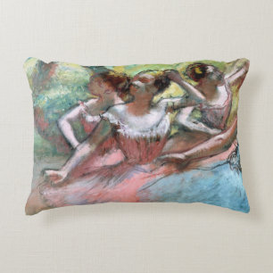 Edgar Degas   Four ballerinas on the stage Decorative Cushion